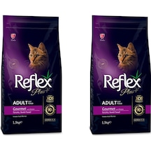 Reflex Plus Renkli Taneli Tavuklu Kedi Maması 1,5 Kg 2 Adet