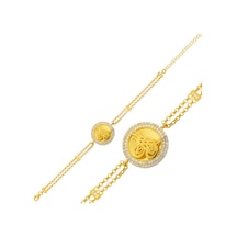 Casera's Gümüş Gold Tuğralı Kadın Bileklik Csr2181456 Gümüş