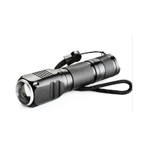 Yüksek Işık Şarjlı El Feneri 2000 Lm T6 Led Zoomlu Çok Renkli