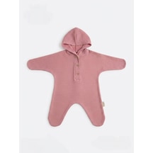 Asiltr Yıldız Şekilli Bebek Tulumu Pembe