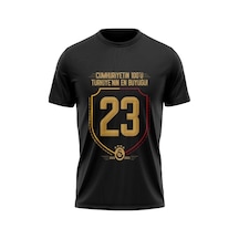 Galatasaray Lisanslı 2023 Şampiyonluk Çocuk T-shirt Siyah