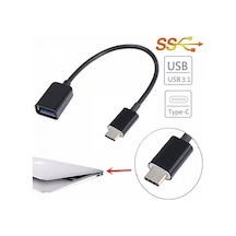 Usb Type-C Otg Kablo Usb C Otg Çevirici Samsung Uyumlu Note 7 Lg G5 Gene