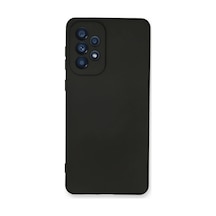 Samsung Uyumlu Galaxy A73 5g Kılıf Nano İçi Kadife Silikon - Siyah Diğer