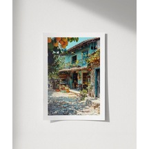 Çerçevesiz Poster Taş Sokakların Huzuru