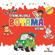 Etkinliklerle Boyama Kitabı 1 - 2-4 Yaş - Yqbx-637437