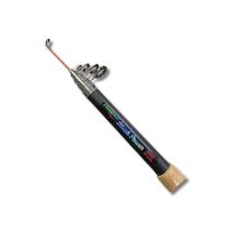 Powerex Black Power 3.90m. 150-200gr. Atarlı Uzun Sap Teleskopik Olta Kamışı Kahverengi