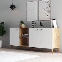 Tanmob Buse Konsol Çam - Beyaz - Ksl0303