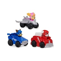Paw Patrol Pup Squad 3'lü Mini Figür Araçlı Seti