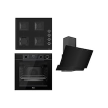 Ferre Steamart-Fryart Serisi Siyah Ankastre Set SS205 - QEP64CS - D063