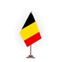 Belçika Masa Bayrağı Direkli
