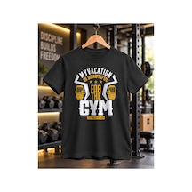 Segungear Gym Vacation Erkek Regular Fit Baskılı Spor Tişört Gri - 931647575 Gri