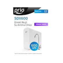 Prio Sdx600 Otomatik Yıkamalı Tanksız Ters Ozmoz Su Arıtma Cihazı