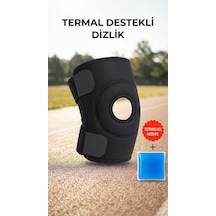 Buğz Destekli Diz Korsesi Çapraz Bağ Koruması Menisküs İçin Termojel Hediyeli