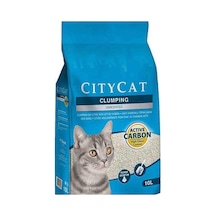 City Cat Aktif Karbonlu İnce Topaklaşan Bentonit Kedi Kumu 10 L