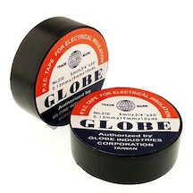 Globe İzole Elektrik Bandı 10'lu Paket - Siyah
