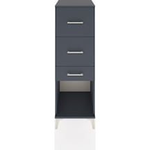 Hyperion Dolap 3 Çekmeceli 44x44x134 Antrasit-antrasit Antrasit