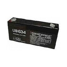 Ub634 6v 3.4ah Tam Kapalı Tip Kuru Akü Vrla Agm Sla Yedek Bataryası