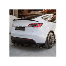 Tesla Model Y 2020-2025 Arka Difüzör Piano Black Difüzör Eki
