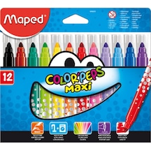 Maped Keçeli Boya Kalemi Maxi 12 Renk 846020