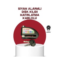 Northcity Güvenlik Sensörlü Alarmlı Disk Kilidi - Motosiklet, Bisiklet Ve Scooter İçin Çift Modlu Koruma