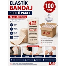 Elastik Bandaj 10cmx 1,20 Metre 100'lü Ds Sağlık