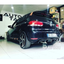 Volkswagen Golf 6 Rieger Boyalı Difüzör Plastik