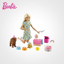 Barbie Bebek Ve Köpek Partisi Oyun Seti