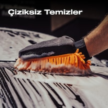 Premium Mikrofiber Oto Yıkama Eldiveni - Çift Taraflı Şönil Dokulu, Çizmez Ve Ultra Emici Araç