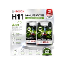 Bosch H11 Longlife 12v 55w Halojen Far Ampulü 2 Adet 3 Kata Kadar Uzun Ömürlü