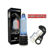 Hızlı Express Bathmate Hydromax X30 Mavi Boyun Kemerli Sulu Vakum Penis Pompası