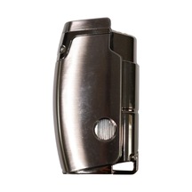Parmida Çift Torch Pürmüz Gunmetal Puro Çakmağı - Tr9047
