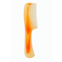 Düz - 772 - Saplı Plastik Tarak - Kmrsfres - - Sarı Diğer