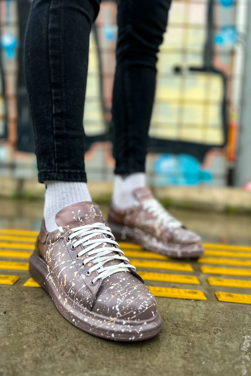 Ch254 - Cbt Pittura Erkek Ayakkabı 548 Kahve / Beyaz Splush Antrasit Ch254 - Cbt Pittura Erkek Ayakkabı 548 Kahve / Beyaz Splush Antrasit