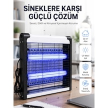 Mey İthalat Kimyasal İçermeyen Uv Işıklı Elektrikli Sinek Ve Böcek Öldürücü