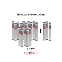 P Pp Beyaz Geniş Plastik Kaynak Elektrot 15 Paket Alana 3 Paket