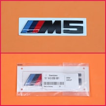 Bmw M5 Siyah Logo Yazı 77Mm
