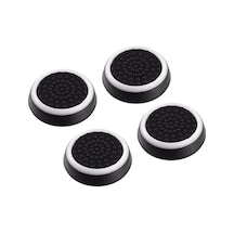 Cafele PS4 - PS5 - Xbox One X/S - Series X - Series S Analog Koruyucu Silikon Pad Beyaz Noktalı