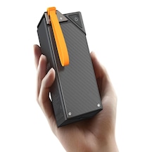 20000mah 65w Hızlı Şarjlı Dijital Göstergeli Powerbank 2x Type-c Girişli Taşınabilir Şarj Cihazı Siyah - Siyah