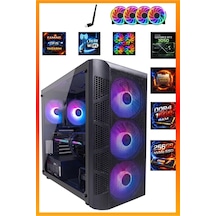 Comloji CMLJ30 R5-5500 16 GB 256 GB SSD RTX3050 Free Dos Masaüstü Oyuncu Bilgisayarı