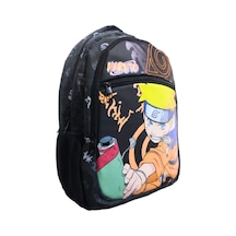 Naruto Lu 3 Bölmeli Okul Çantası İlkokul İnverteks Siyah