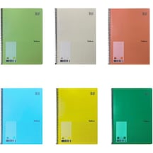 Umut U-DEEP A4 Spiralli Defter Pp. Kapak 60 Yp. Çizgisiz 6'LI