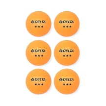 Delta 6 Adet Turuncu Masa Tenisi Topu ( Pinpon Topu )