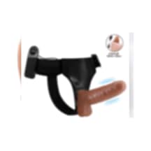 Hızlı Express Baile 8 CM Dolgulu Titreşimli Belden Bağlamalı Realistik Vibratör