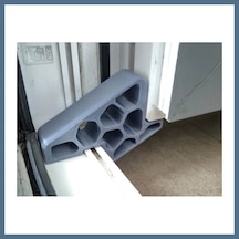 Buradabulabilirsin 3d Baskı Pencere Ve Balkon Kapısı Stoperi Ray Kilitli Kapı Takozu Rüzgar Engelleyici Pencere Tutucu - Gri Bbz