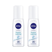 Nivea Fresh Natural Kadın Sprey Deodorant 75 ML x 2