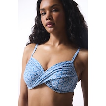 Penti Mavi Twist Balenli Bikini Üstü Çok Renkli