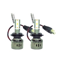 Daewoo Nexia Wise Beyaz H4 Mini Led Xenon Şimşek Etkili 12000 Lümen