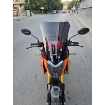 Motocam Arora Ars 200 Ön Cam 2022-2026 Model 46cm Siyah Renkli 4mm