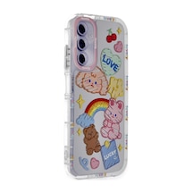 Samsung Galaxy Uyumlu , A05s Kılıf Reflexion Desenli Kapak - Desen 4
