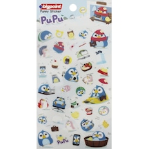 Bigpoint Sticker Penguen Pupu X 15 Adet